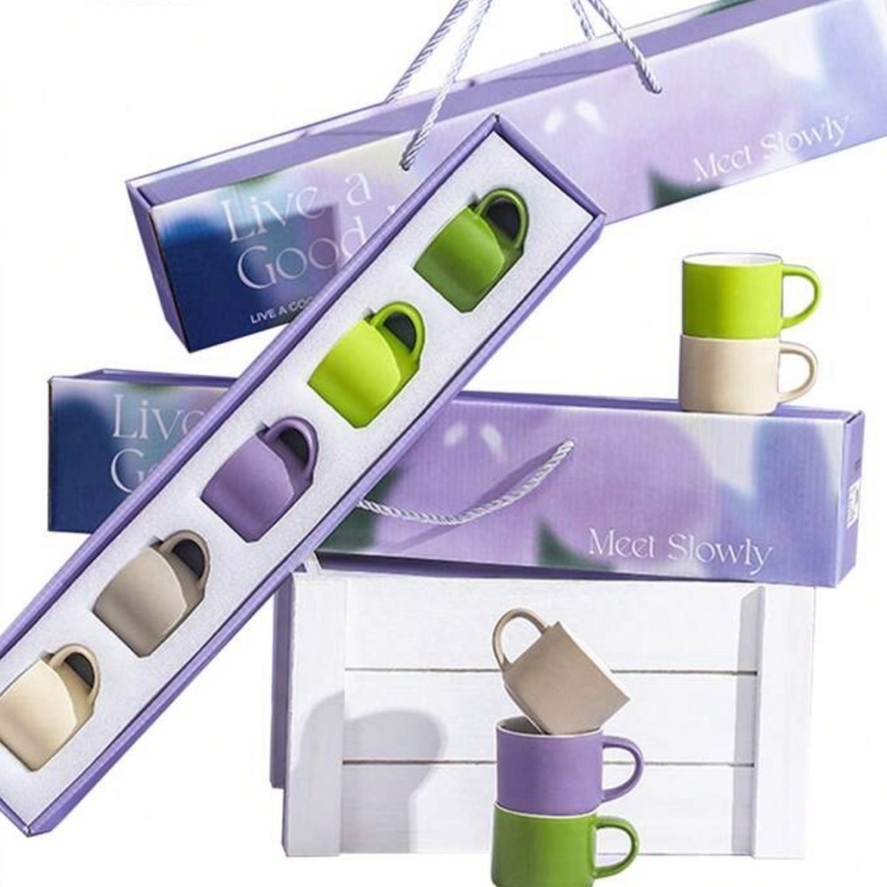 Pick Me Up Coffee Cups Expresso colorful gift 💝